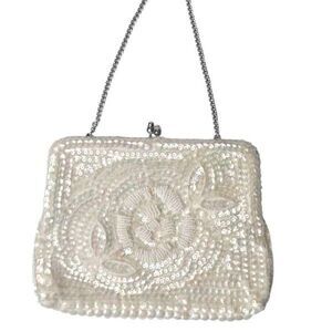 Vintage sequin and beaded evening bag